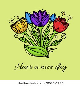Flowers bouquet
