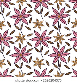 Flowers bouquet, blossom and foliage of buds and flora, botany biodiversity. Wildflowers in florist composition, greeting card or gift, springtime or summer flourishing season