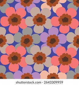 Buquê de flores, flor e folhagem de botões e flora, biodiversidade botânica. Flores silvestres em composição florista, cartão de saudação ou presente, primavera ou verão florescente temporada