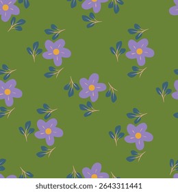 Flowers bouquet, blossom and foliage of buds and flora, botany biodiversity. Wildflowers in florist composition, greeting card or gift, springtime or summer flourishing season