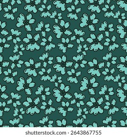 Buquê de flores, flor e folhagem de botões e flora, biodiversidade botânica. Flores silvestres em composição florista, cartão de saudação ou presente, primavera ou verão florescente temporada
