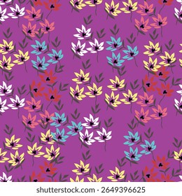 Flowers bouquet, blossom and foliage of buds and flora, botany biodiversity. Wildflowers in florist composition, greeting card or gift, springtime or summer flourishing season
