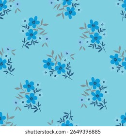 Buquê de flores, flor e folhagem de botões e flora, biodiversidade botânica. Flores silvestres em composição florista, cartão de saudação ou presente, primavera ou verão florescente temporada

