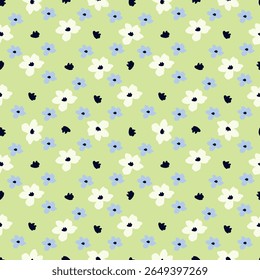 Buquê de flores, flor e folhagem de botões e flora, biodiversidade botânica. Flores silvestres em composição florista, cartão de saudação ou presente, primavera ou verão florescente temporada
