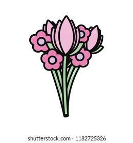 flowers bouquet icon