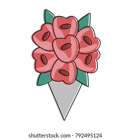 flowers bouquet isolated