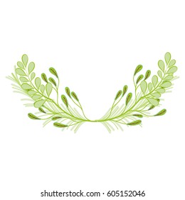 flowers branches decoration design