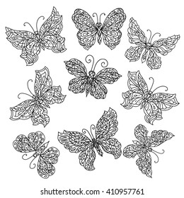 flowers and butterflies 