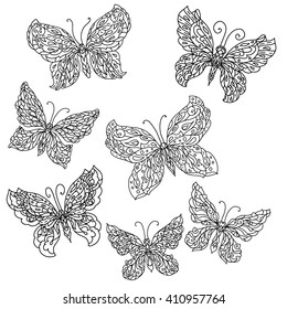 flowers and butterflies 