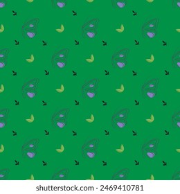 Flowers And Butterflies Seamless Vector Pattern Design