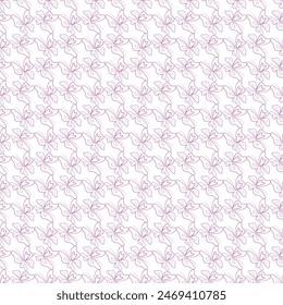 Flowers And Butterflies Seamless Vector Pattern Design