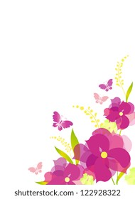 flowers card
