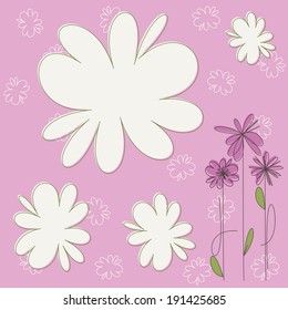 Flowers card