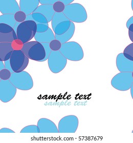 Flowers card