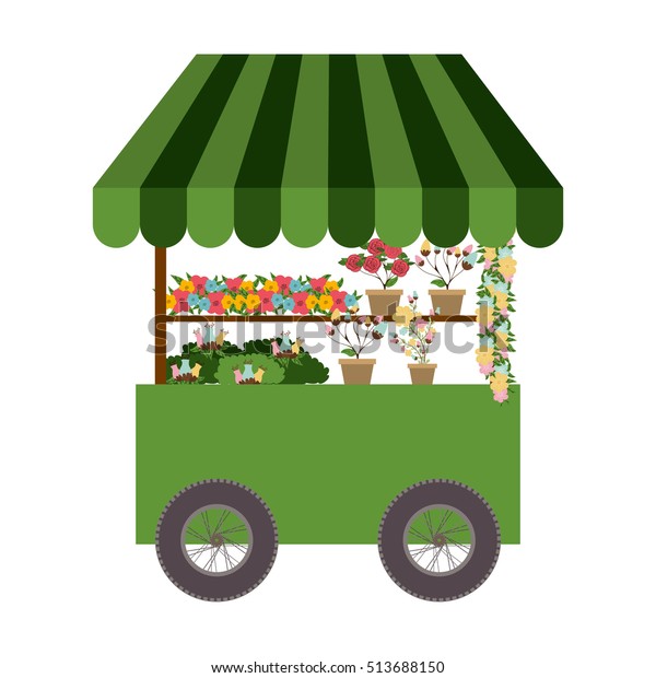 flowers cart\
icon