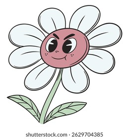 flowers cartoon 4th of july vector
