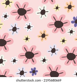 Blumen in der Fantasie eines Kindes