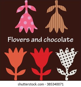 Flowers and chocolate