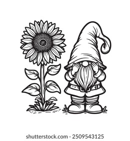 Flowers collections of black silhouettes. Floral elements for your design. Vector illustration.