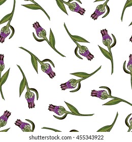 flowers color bud leaves pattern