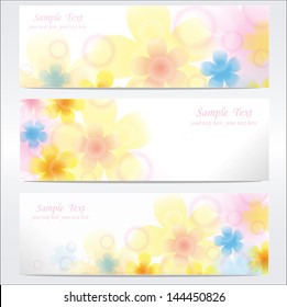 Flowers colorful vector background. Wedding invitation
