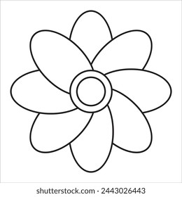 Flowers Coloring Book Pages Design