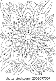 Flowers Coloring Book Pages Flowers Patterns