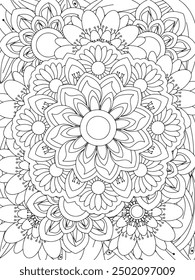 Flowers Coloring Book Pages Flowers Patterns
