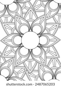  flowers Coloring Book Pages flowers for Relaxation and Stress Relief on Flowers Patterns