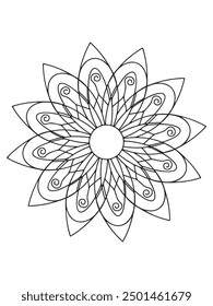 flowers Coloring Book Pages flowers for Relaxation and Stress Relief on Flowers Patterns