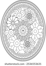 Flowers Coloring Pages For Adules