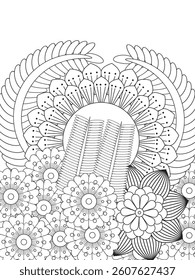 Flowers Coloring Pages For Adules