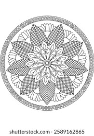 Flowers Coloring Pages For Adultes