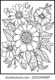 Flowers Coloring pages for Adults