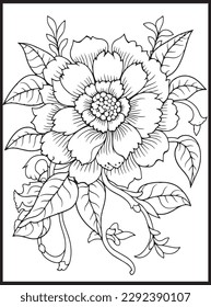 Flowers Coloring pages for Adults