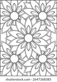 Flowers Coloring Pages For Kids 