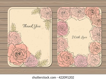 Flowers compositions are cropped with Clipping Mask. All objects are conveniently grouped  and are easily editable.