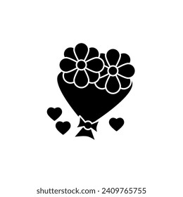 icono de línea de concepto de flores. Ilustración de elemento simple. diseño de símbolos de contorno de esquema de flores.