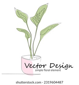 Flores en estilo de dibujo de línea continua. Dibujo de línea. Borde negro y manchas de color. Leche de flores. Diseño moderno. Esbozo lineal minimalista sobre fondo blanco. Ilustración del vector