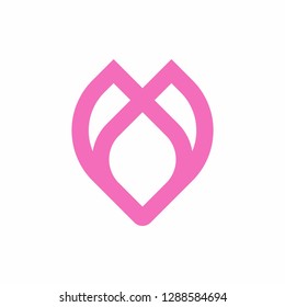 Flowers Cosmetic Fashion Beauty Business Company Vector Logo Design