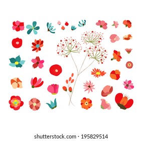 Flowers Decoration set