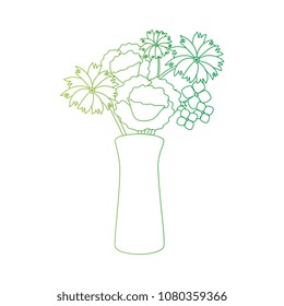 flowers decoration in vase