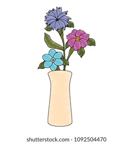 flowers decoration in vase
