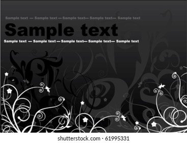 flowers decorative background with place for text