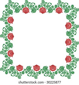 flowers decorative border. FIND MORE border in my portfolio