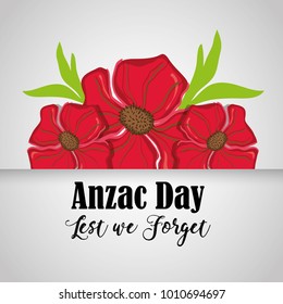 flowers design and anzac day design
