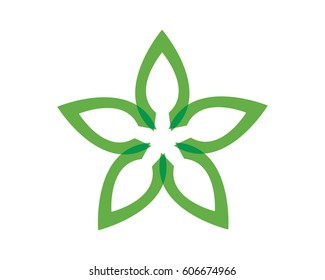 flowers design logo Template