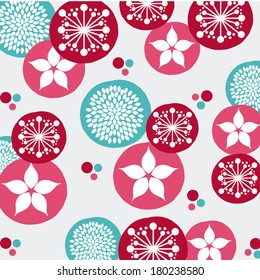 flowers design over   white background vector illustration  