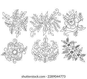 Blumen Design Vektor Eps Art 