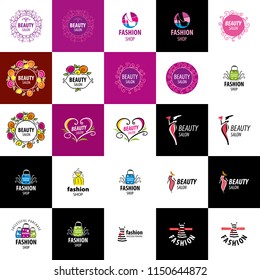 flowers design vector for spa, boutique, beauty salon, cosmetician